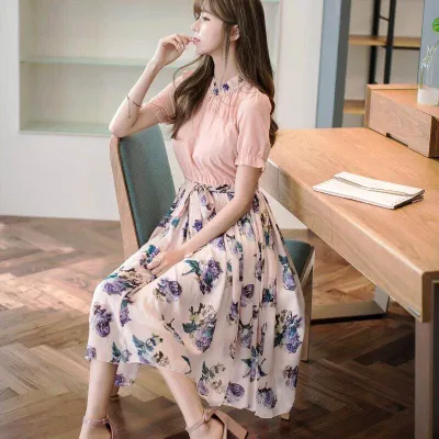 Elegant Floral Dress